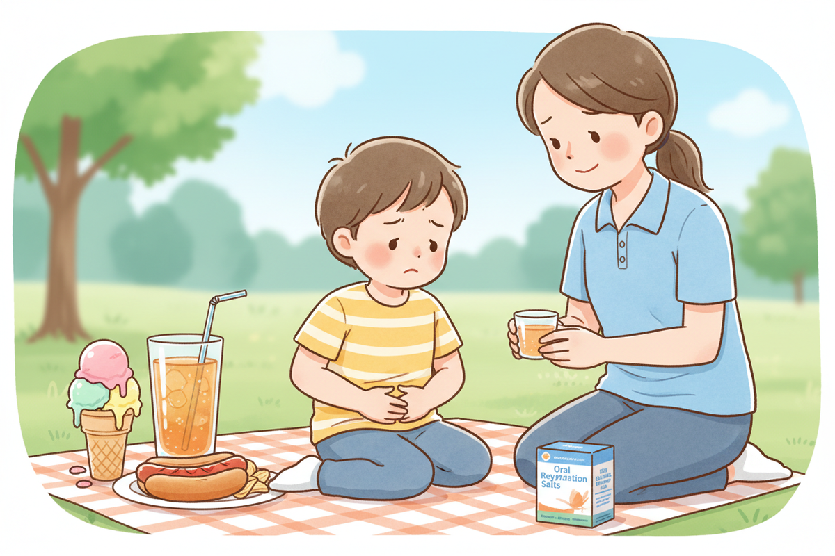 Acute Gastritis in Children During Summer: Causes, Symptoms, Treatment, and Prevention