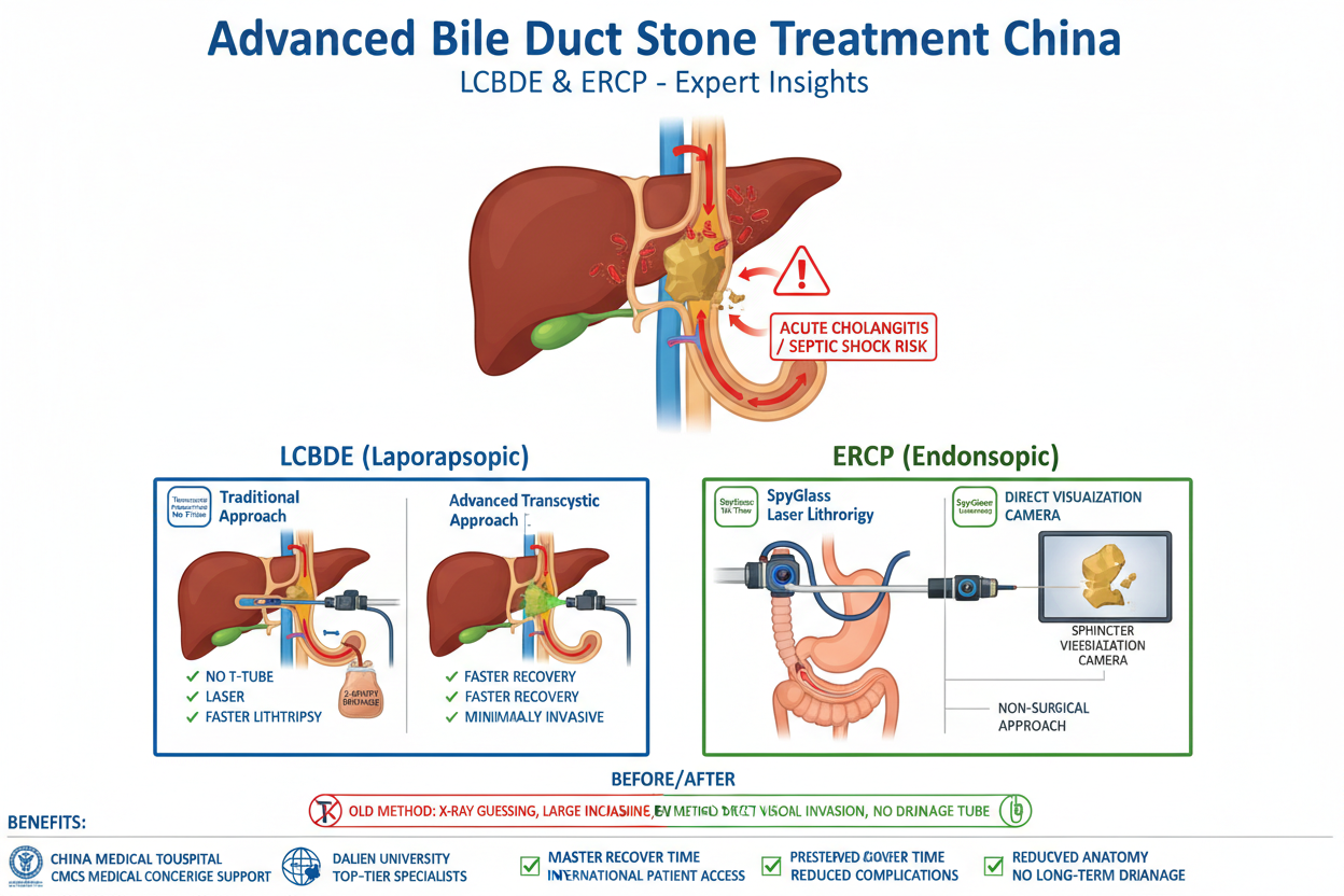 Advanced Common Bile Duct Stone Treatment China: Expert Insights on LCBDE & ERCP