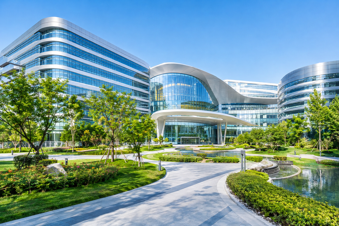 National Cancer Center Shenzhen Hospital and Proton Therapy Center campus