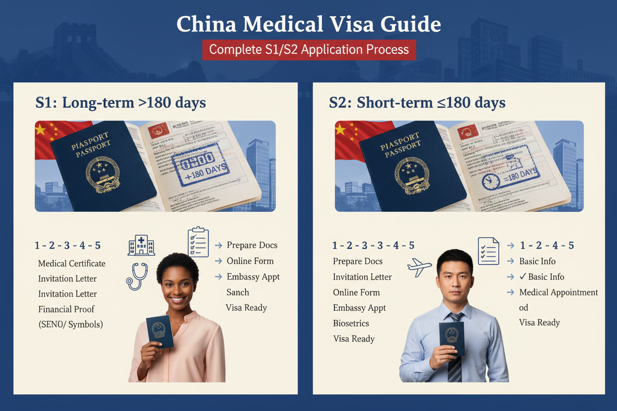 China Medical Visa Guide: Complete S1/S2 Visa Application Process for Medical Tourism