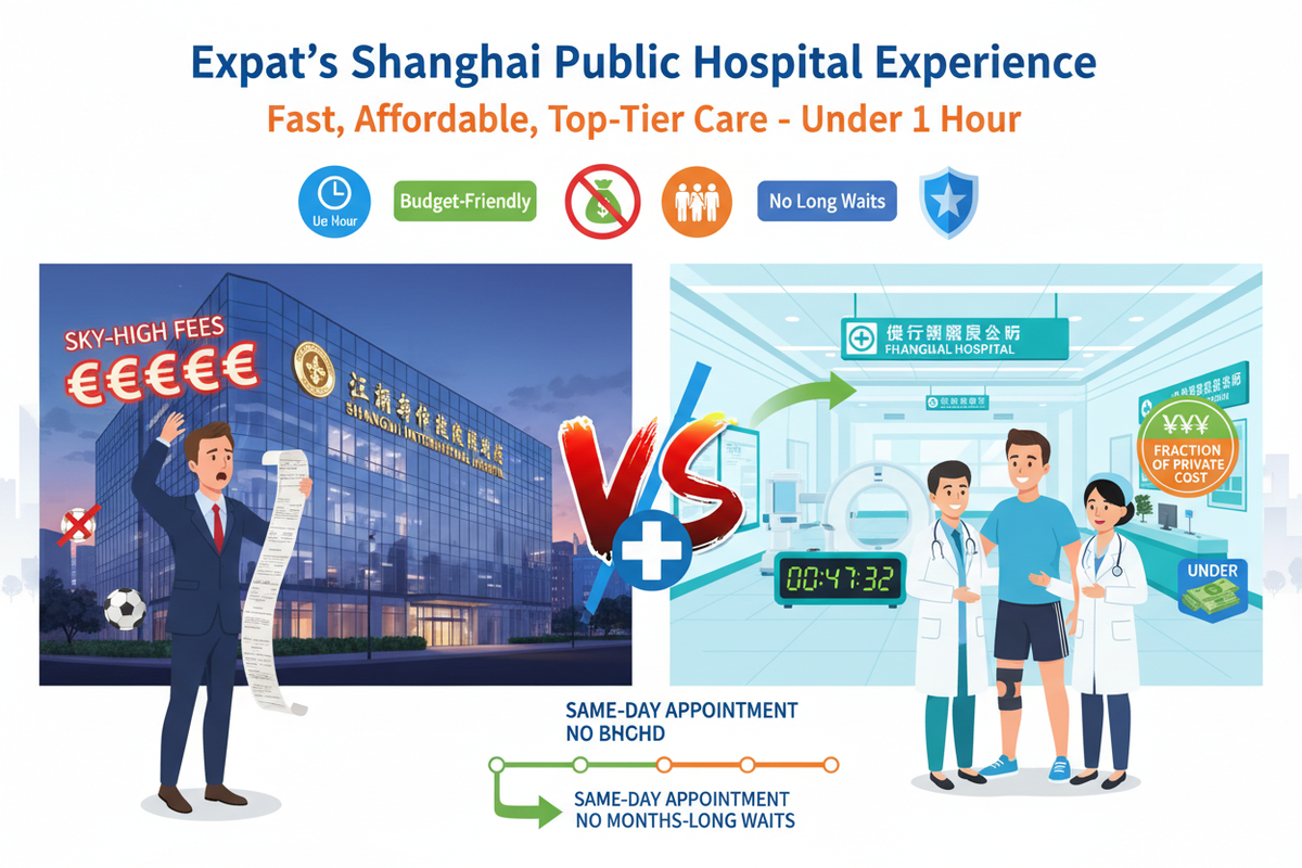 Expat's Ligament Injury in Shanghai: Public Hospital vs Private - Fast, Affordable, Top-Tier Care