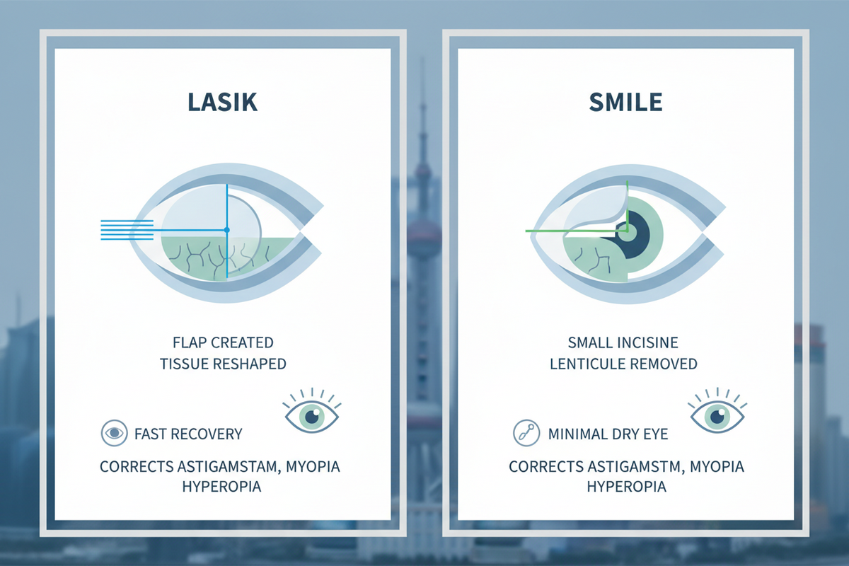 LASIK vs SMILE Eye Surgery in Shanghai | Costs, Comparison & Guide ...