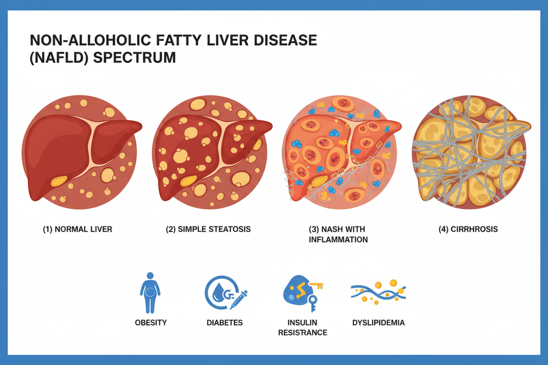 Non-Alcoholic Fatty Liver Disease (NAFLD/MASLD): Causes, Stages, Treatment & Care in Shanghai