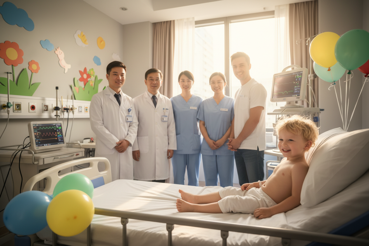 2-Year-Old Polish Boy Beats Huge Liver Tumor in Shanghai
