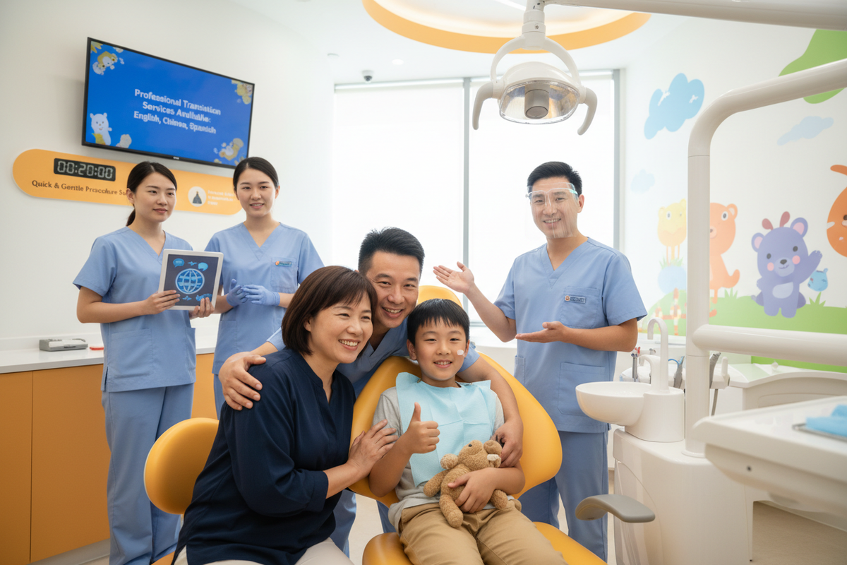 10-Year-Old Russian Boy's Swift Dental Success in China | 20-Minute Minimally Invasive Surgery