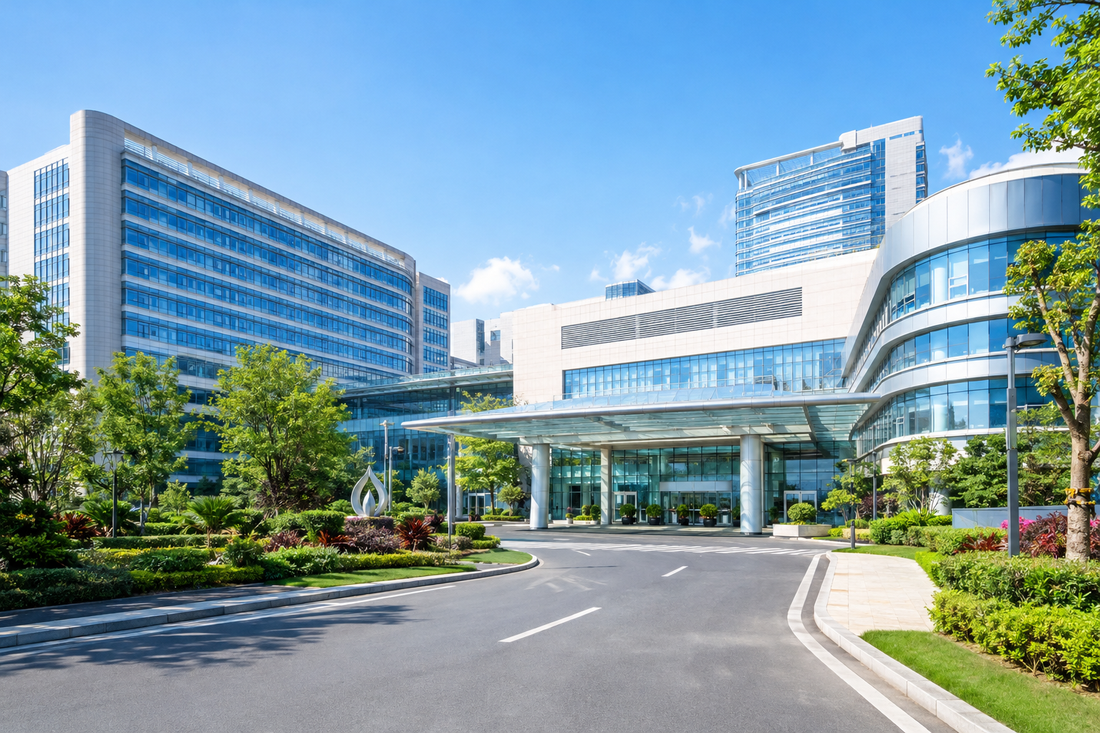 Shenzhen People's Hospital Liuyibu campus exterior medical center