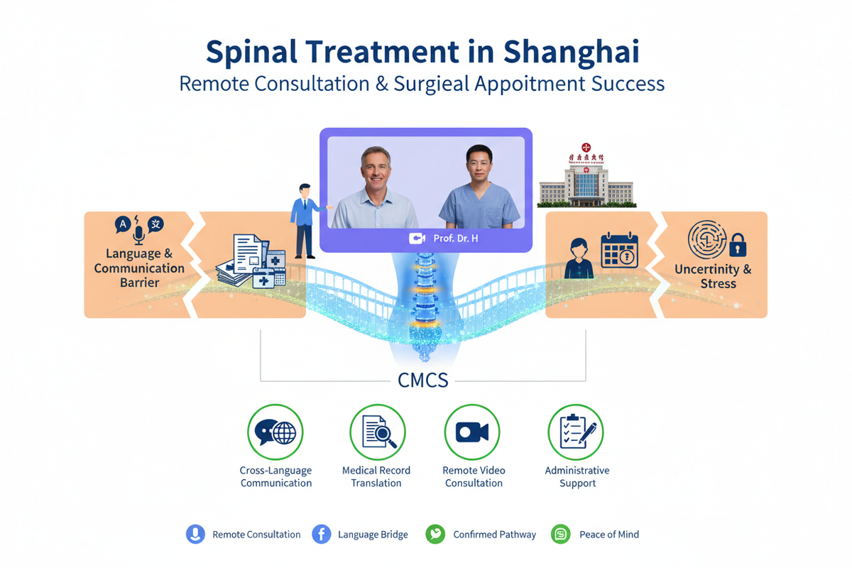 Spinal Treatment in Shanghai: Remote Consultation & Surgical Appointment Success
