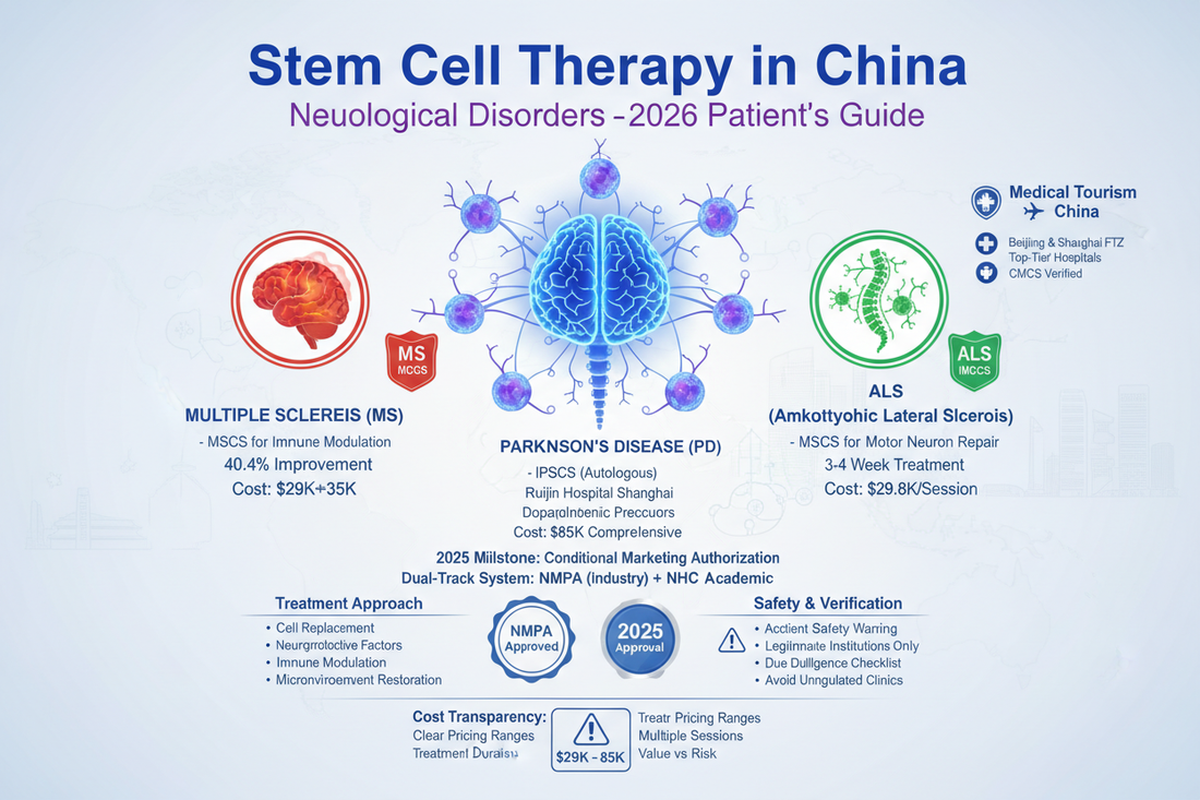 Stem Cell Therapy in China for Neurological Disorders: Complete 2026 Patient's Guide