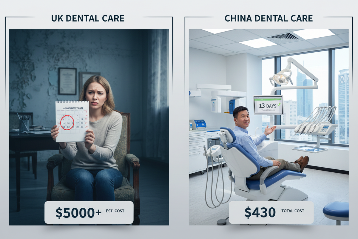 Shocking Dental Care Contrast Between UK and China | 2 Years vs 13 Days!